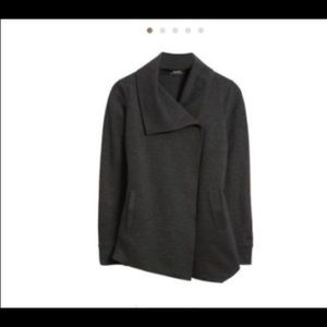Kenzie Textured Ponte Jacket in Black NWT